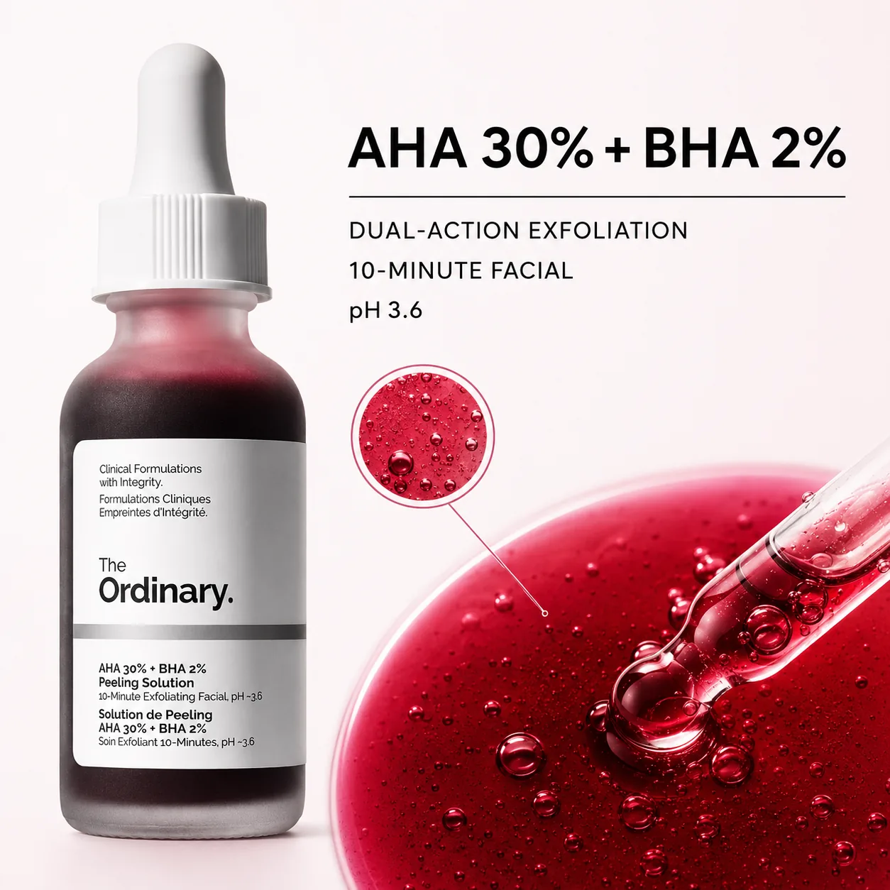 The Ordinary AHA + BHA Peeling Solution